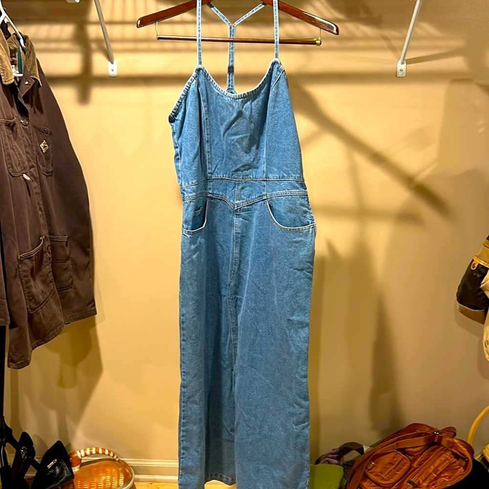 JEANOLOGY Newport News denim maxi dress